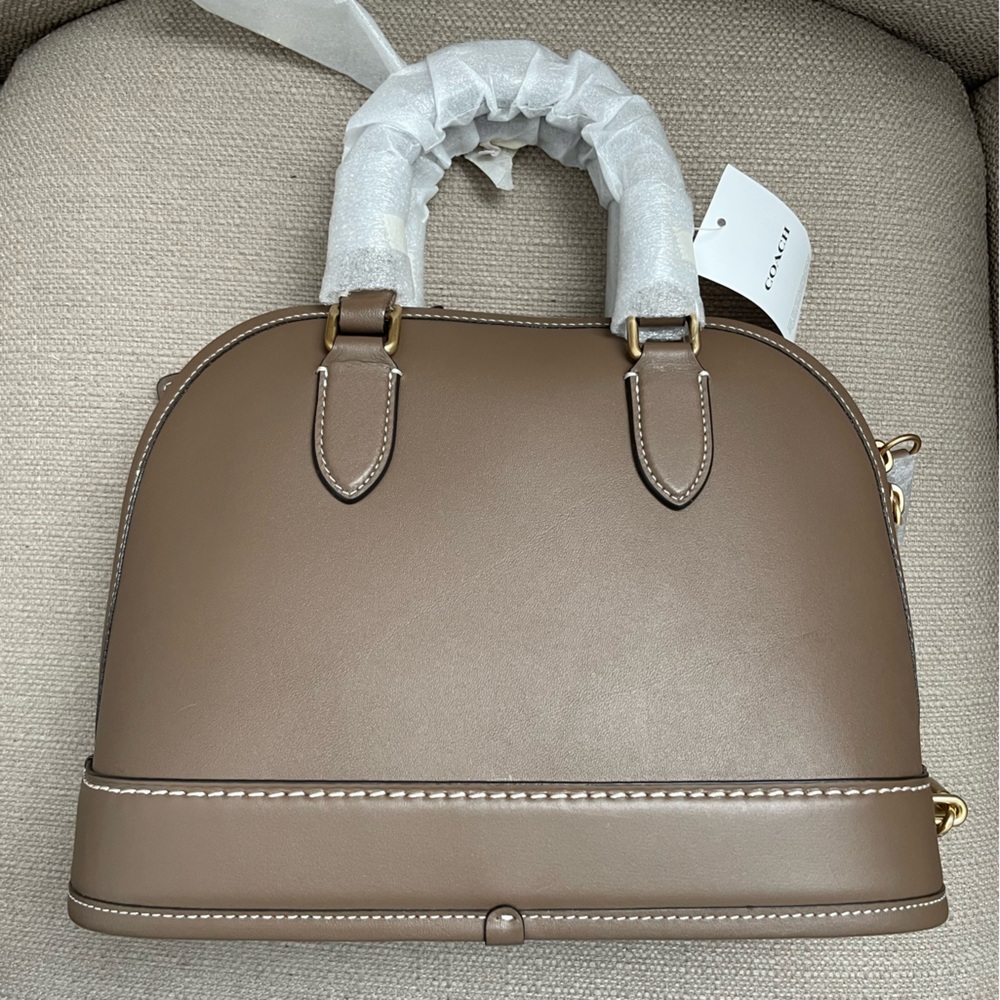 Coach Revel bag in colour dark stone new with tag - Picture 6 of 16